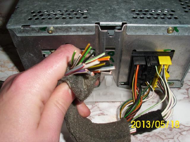 Car stereo wiring